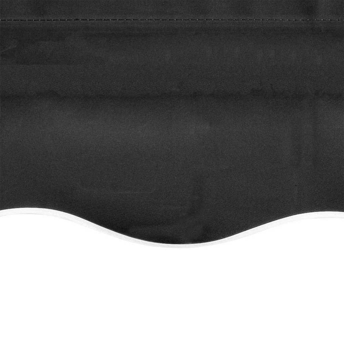 MARKISENBESPANNUNG Canvas Anthrazit 500/300 Cm - Anthrazit, Textil (480/295cm) - vidaXL