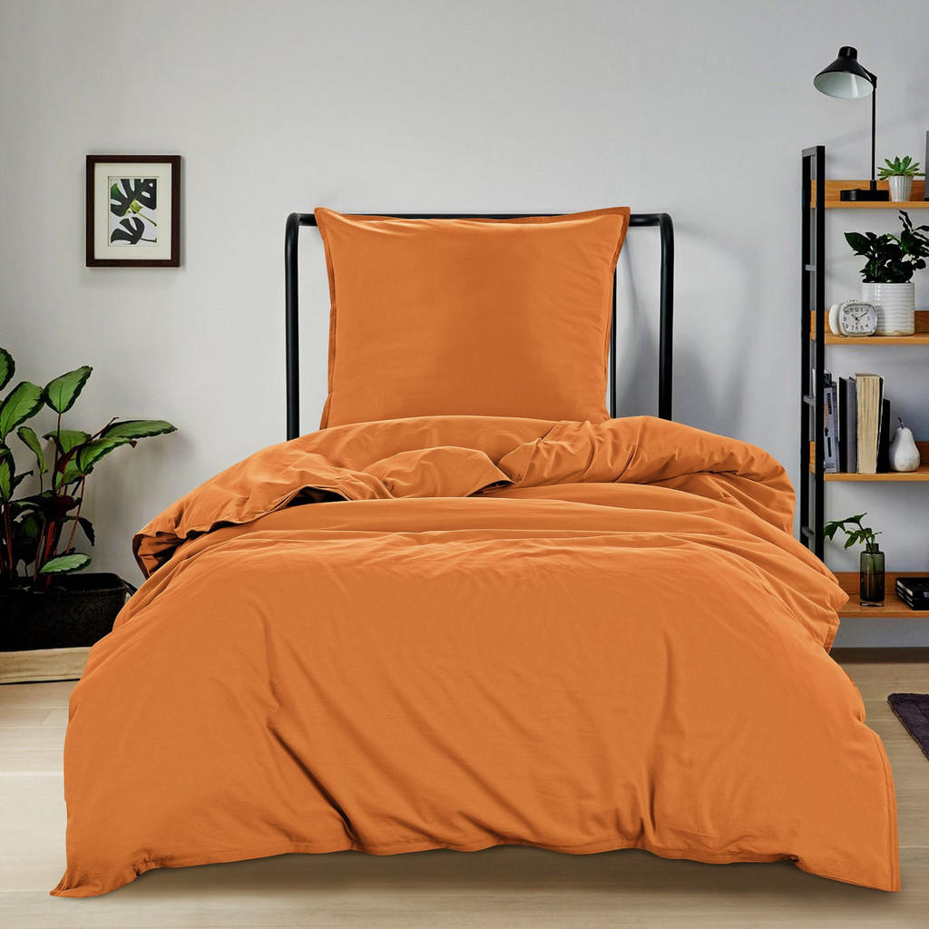 Thumbnail - wometo Bettwäsche, Currygelb, Textil, 155x220 cm, Oeko-Tex®, Schlaftextilien, Bettwäsche, Bettwäsche