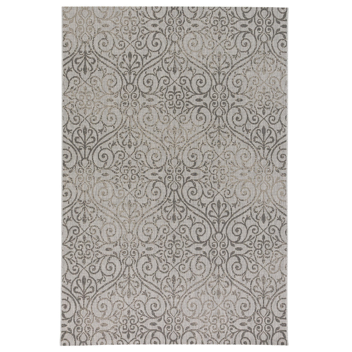 MODERN FLACHGEWEBE RUGGY BAROCK VINTAGE - Grau, Textil (140/200cm) - Pergamon