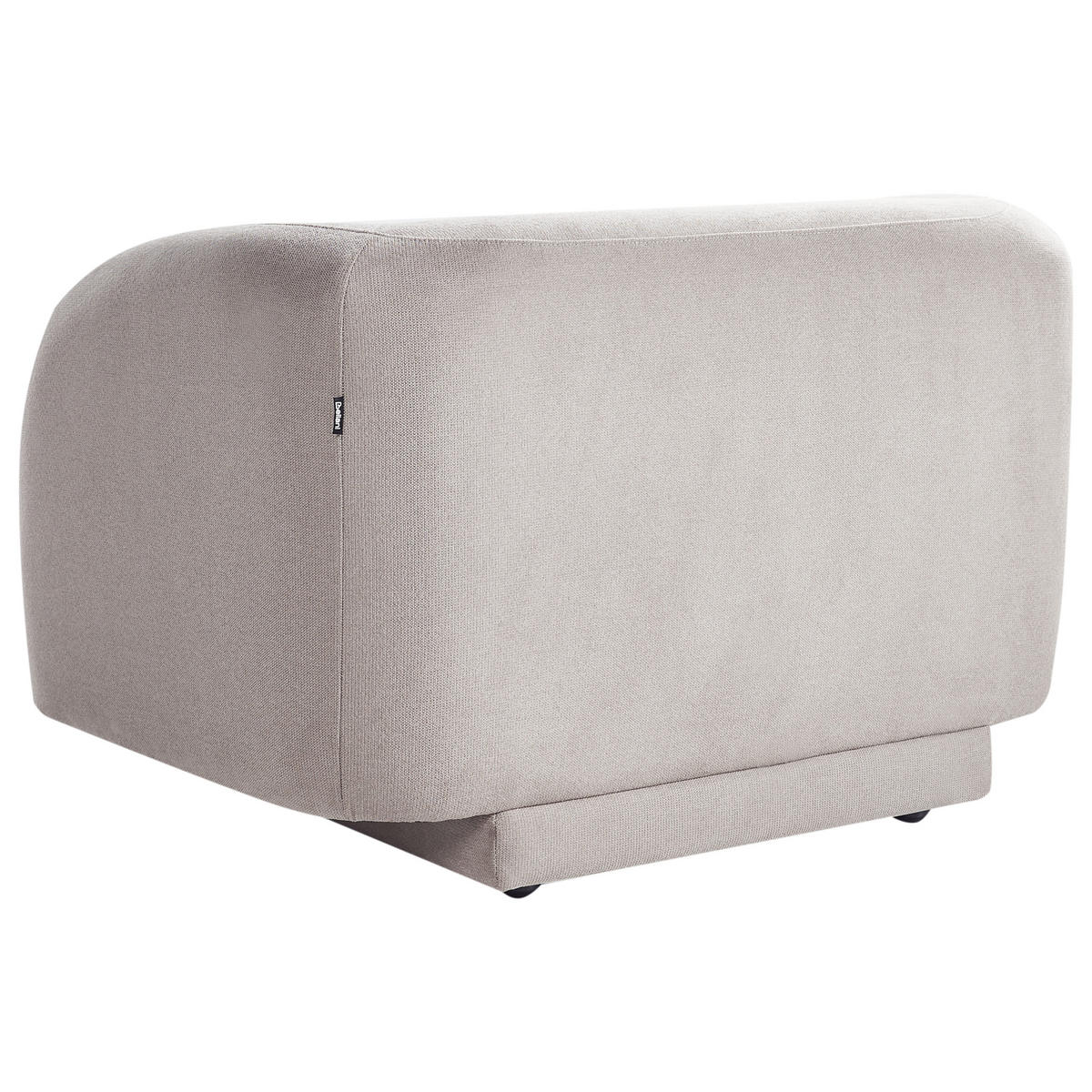 SESSEL Hellgrau Skjanes - Hellgrau, Textil (102/69/81cm) - Beliani