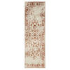 VINTAGE-LÄUFER Suki 80/240 cm - Creme/Orange, Kunststoff (80/240cm) - benuta