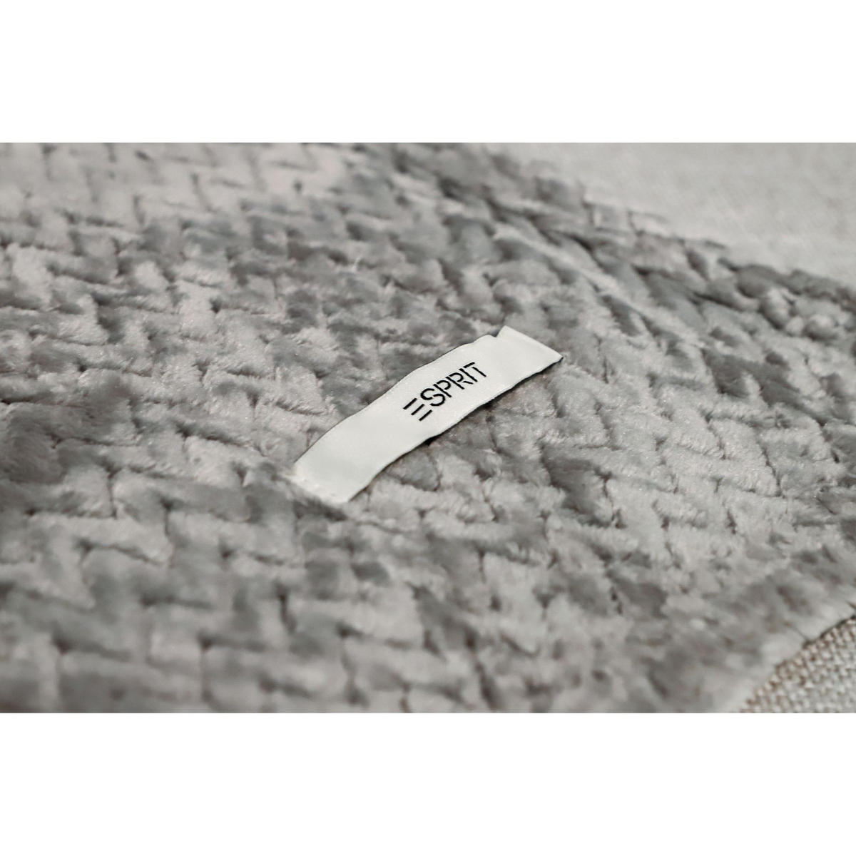WOHNDECKE MIT DEKOKISSENHÜLLE COMFY-2 - Grau, Textil (140/190cm) - Esprit