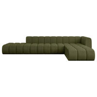 ECKSOFA modulares Sofa Zuvon-L2 - 387x177x70 cm Grün - Grün, Holzwerkstoff/Textil (387/177cm) - ALTDECOR