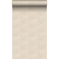 TAPETE 3D-Muster 50 x 900 cm - Beige, Papier (50/900cm) - Origin Wallcoverings
