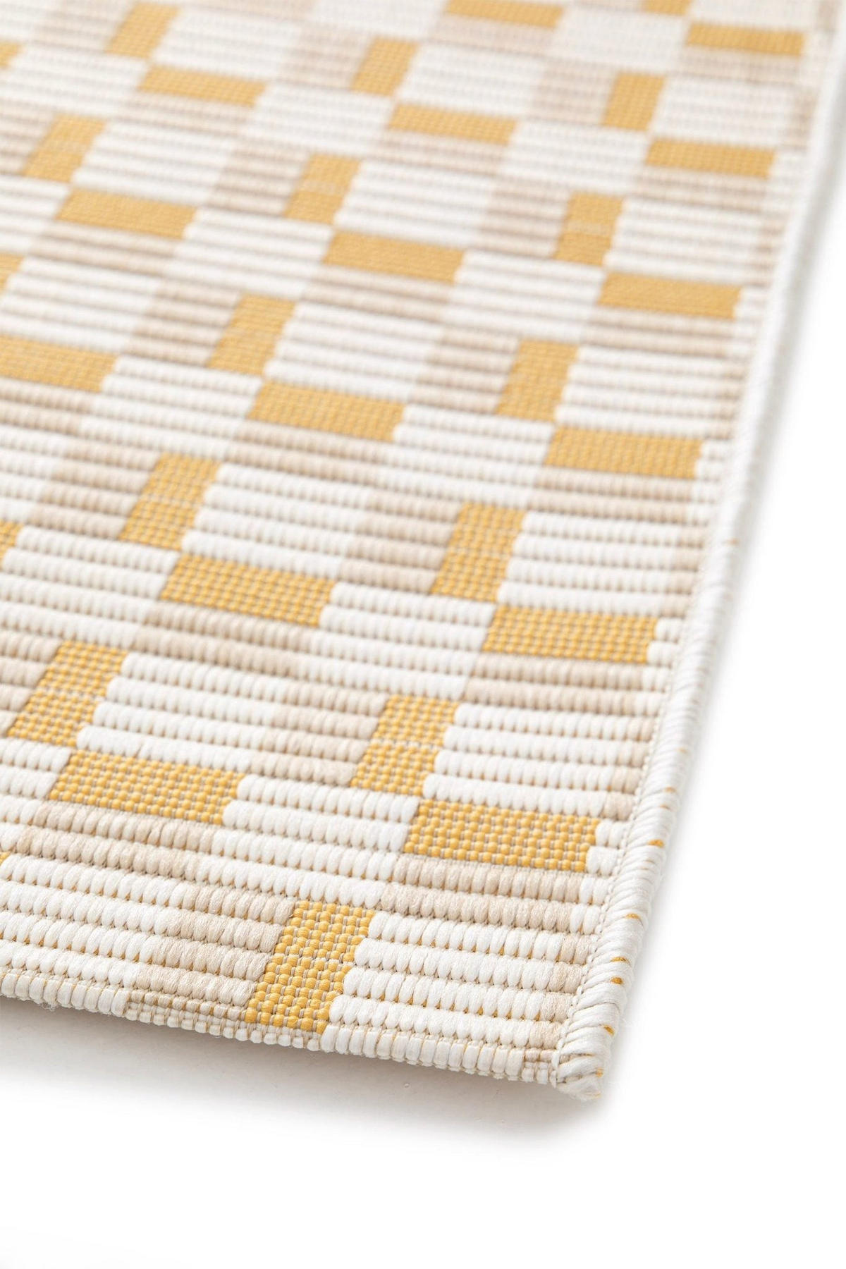 DESIGN Teppich für Innen und Außen gelb - Gelb, Textil (160/230cm) - AFK Living