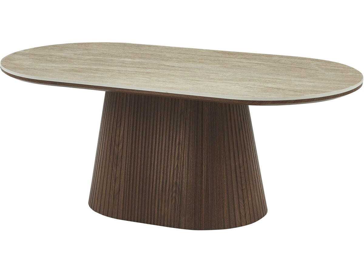 COUCHTISCH portofino beige - Beige, Keramik (120/60/46cm) - Habitat Garten