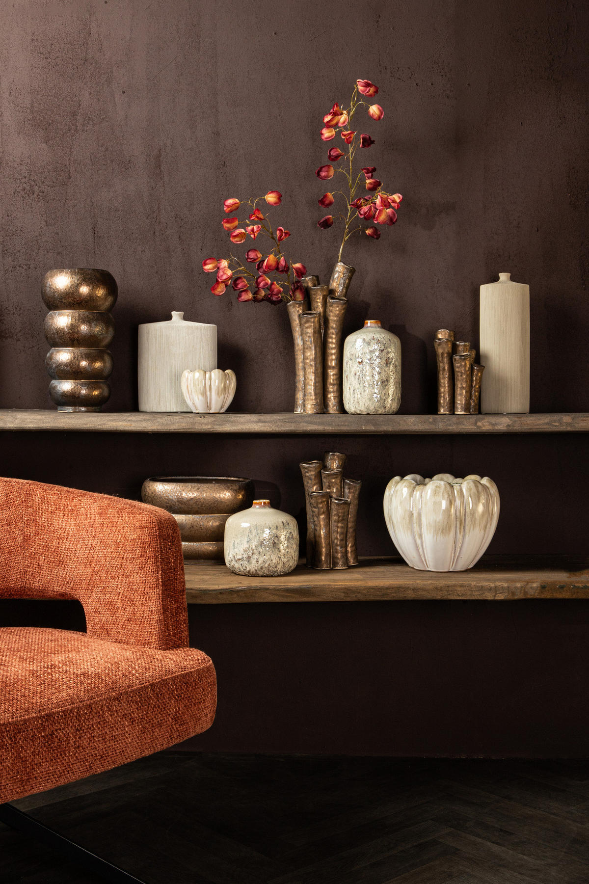 TOPF Nathaniel Beige 14.5/14.5/22.5cm - Beige, Keramik (22.5cm) - PTMD Collection