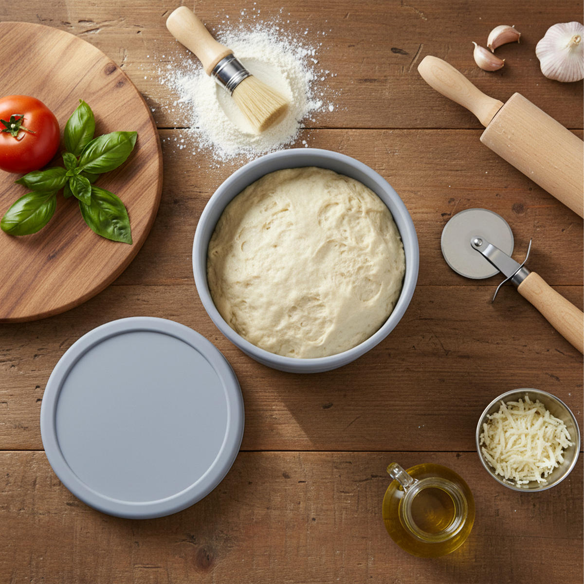 SADA na pizzu - různobarevná, plast (14.5/6.5/14.5cm) - Relaxdays