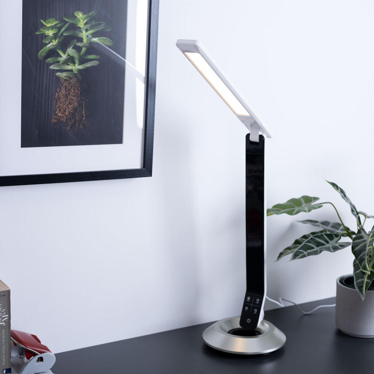 LED TISCHLEUCHTE Drina Aluminium Silber - Silberfarben, Metall (17.1/41/75cm) - Globo Lighting