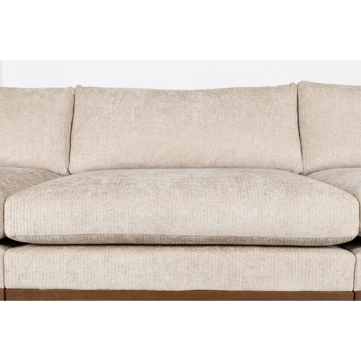 SOFA 4,5-SITZER Blossom Sand/ Beige - Beige/Creme, Textil (335/80/101cm) - Zuiver