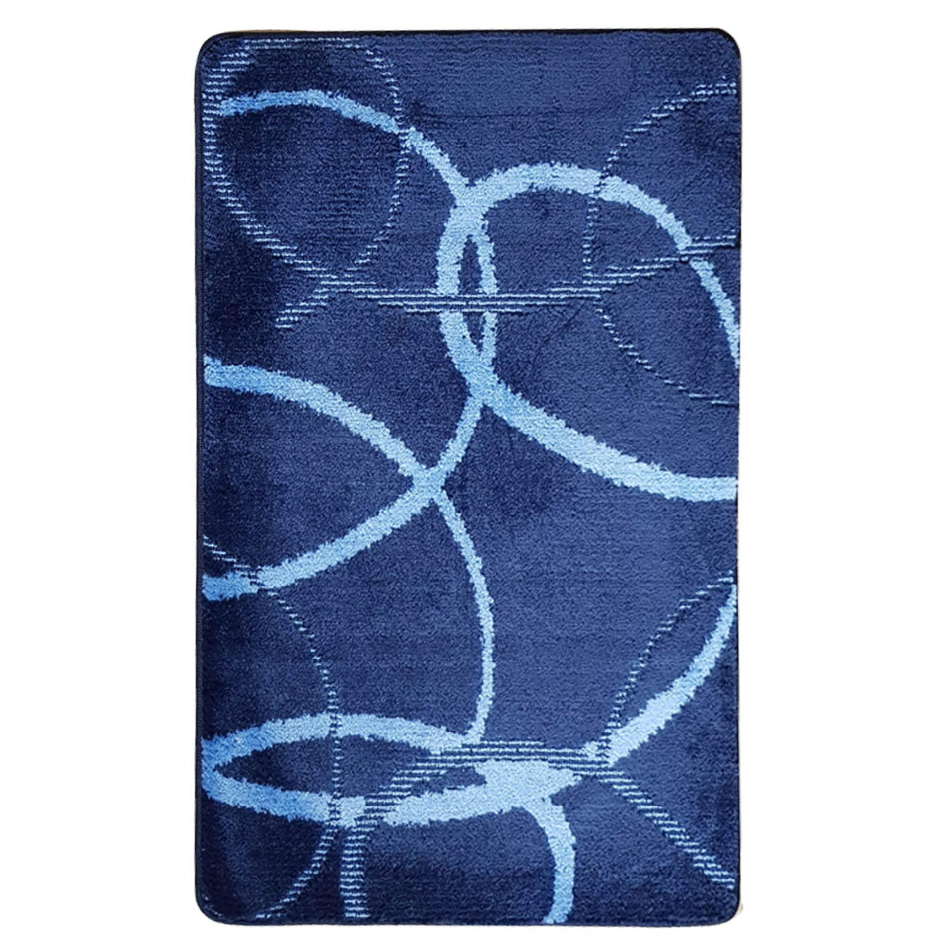 BADEMATTE 80/200cm BLAU - Blau, Textil (80/200cm) - ROLFNERS