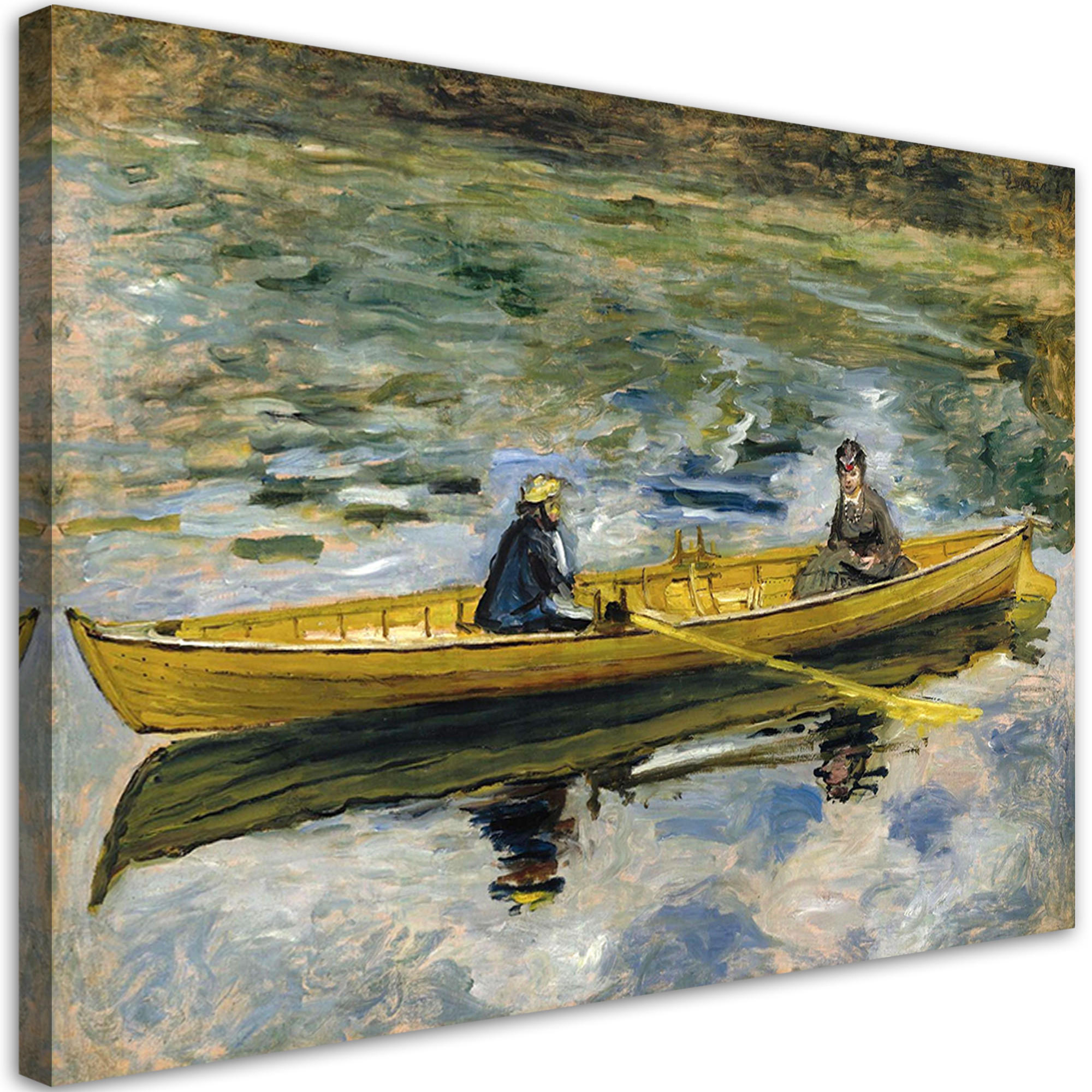 WANDBILD claude monet und madame henriot auguste renoir - Multicolor, Textil (60/40cm) - Feeby