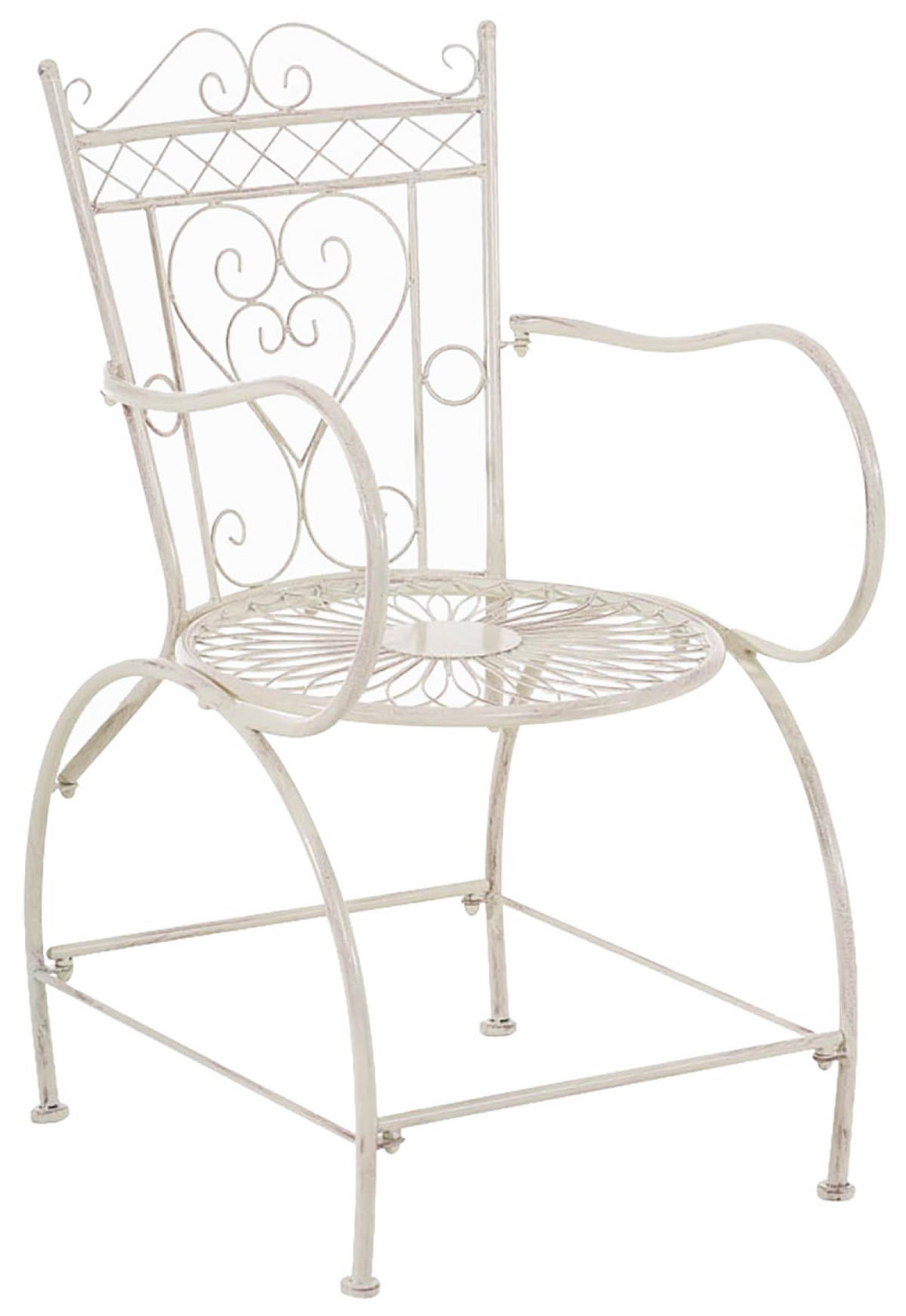 GARTENSTÜHLE Sheen - 2er Set - antik-creme - Naturfarben, Metall (48/48/88cm) - TPFGarden