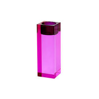 TEELICHTHALTER Sari L, Kristallglas, Pink, 14 cm - Pink, Glas (15cm) - Gift Company