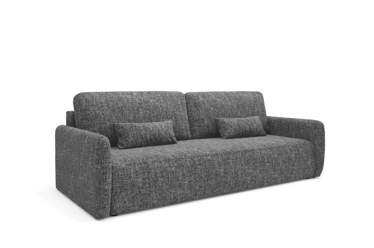 SCHLAFSOFA mit Bettkasten Schwarz - Schwarz, Holz/Holzwerkstoff (217/86/102cm) - Furnisell