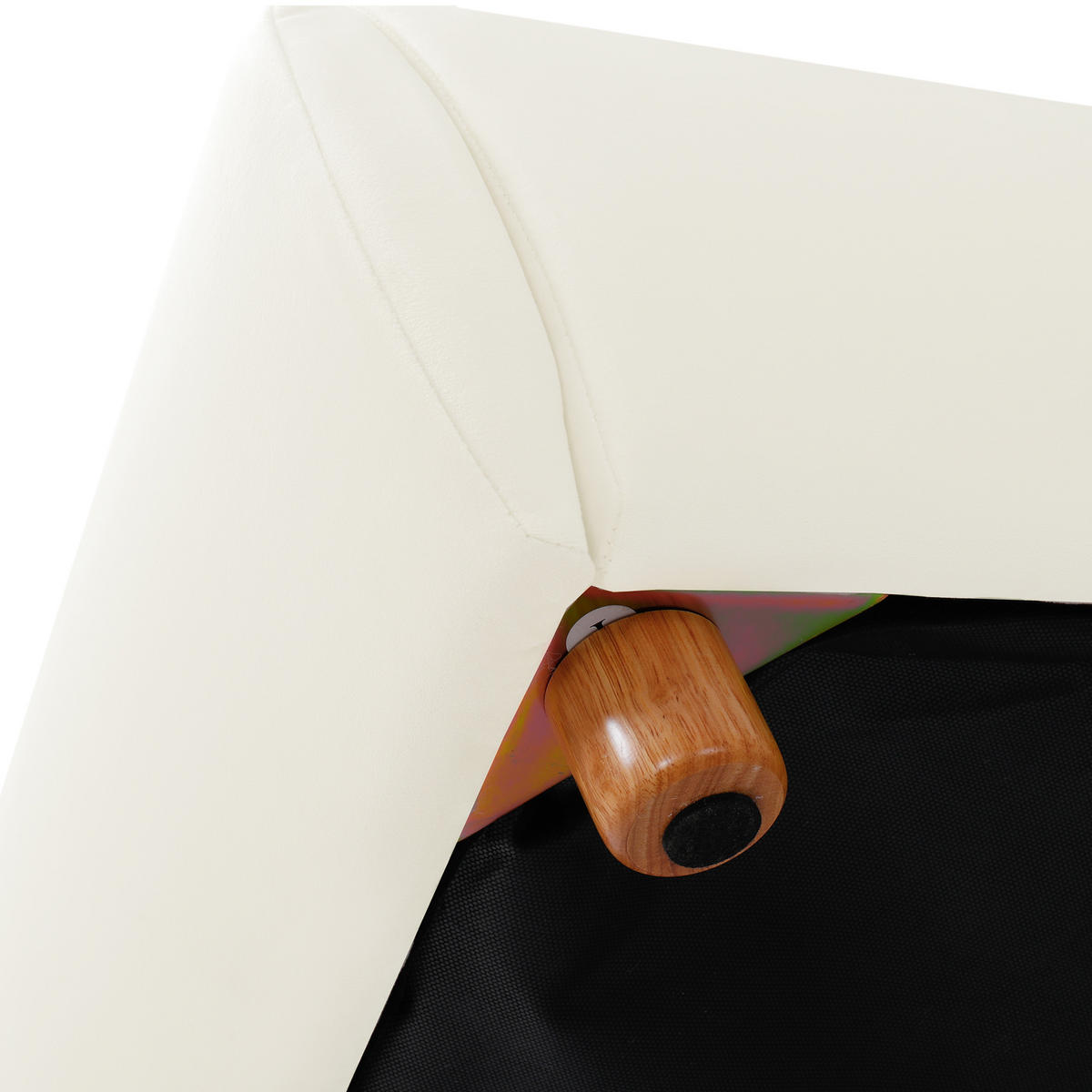 STAURAUMBETT 90/200 cm DE-32771 mit Hydraulik und Kopfteil Beige - Beige, Metall (90/200cm) - ComfortXL
