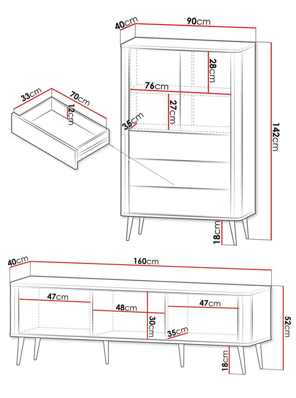 WOHNZIMMER-SET Marly 2-tlg Kaschmir / Graustein - Kaschmir/Beige, Holz/Holzwerkstoff (250/163/40cm) - Feldmann-Wohnen