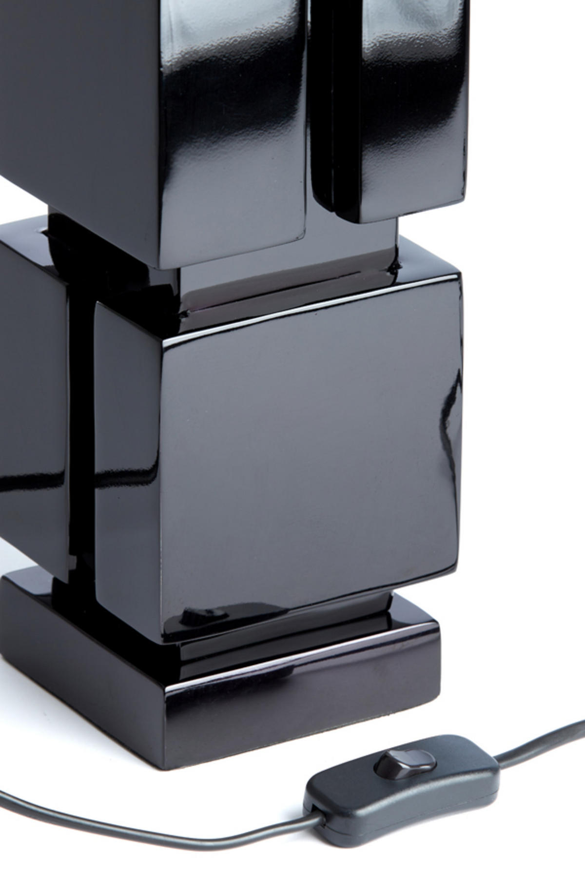 LAMPENFUSS Caio Schwarz 11/11/68 cm - Schwarz, Metall (11/11/68cm) - Light & Living