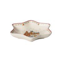 STERNSCHALE LEBKUCHENDORF Winter Bakery Delight bunt 25 x 22 cm - Multicolor, Keramik (1cm) - Villeroy & Boch