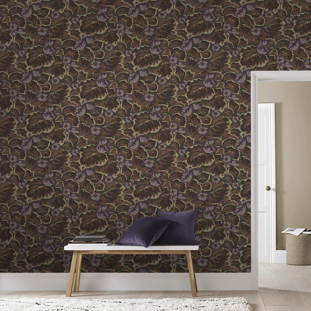 TAPETE Moon - Lila, Papier/Kunststoff (52/1000cm) - Superfresco Easy