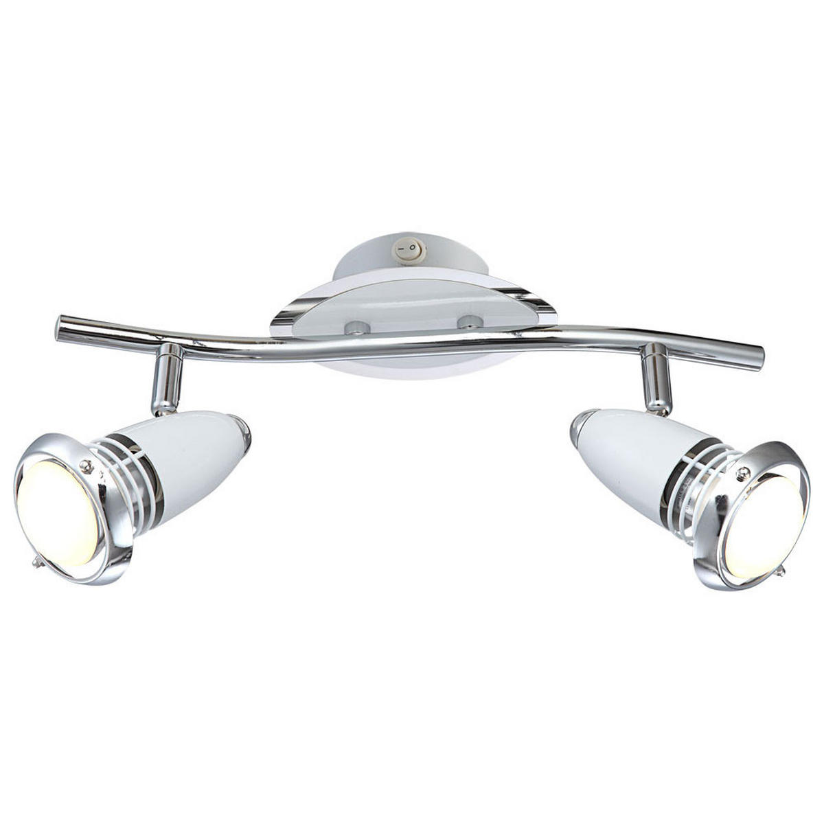 LED DECKENLEUCHTE BIANKA Weiß Gold - Weiß, Metall (34/9/15cm) - Globo Lighting