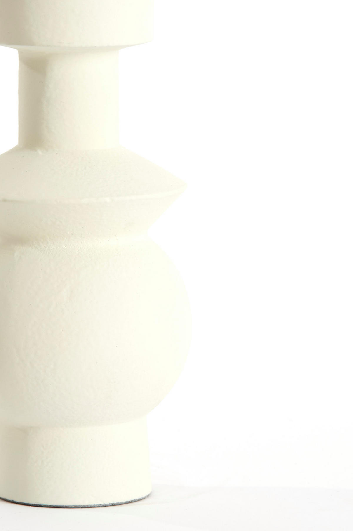 LAMPENFUSS Esino Weiß Ø24/30 cm - Weiß, Metall (24/24/30cm) - Light & Living