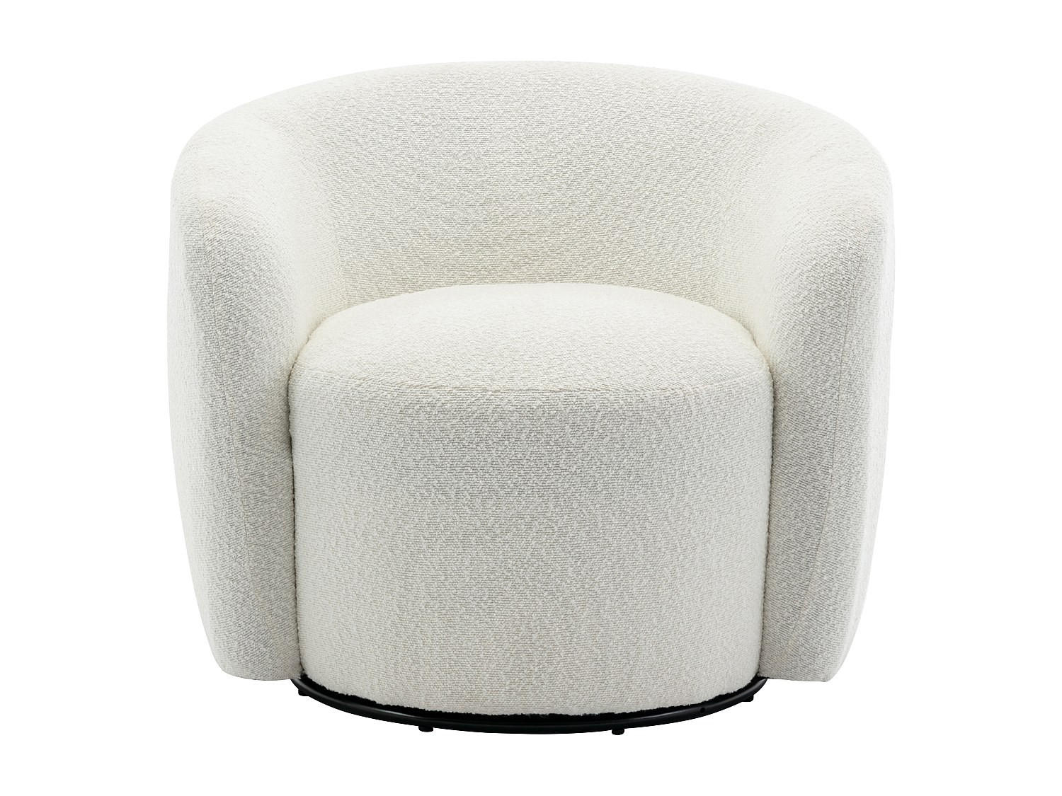 SESSEL mit gerader Rückenlehne - 1 Person - Stoff - Weiß - - Weiß, Textil (80/67/76cm) - Vente-Unique