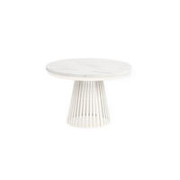 ESSTISCH Cone Bis - Kaschmir/Beige, Holzwerkstoff/Metall (120/120/76cm) - Meblini