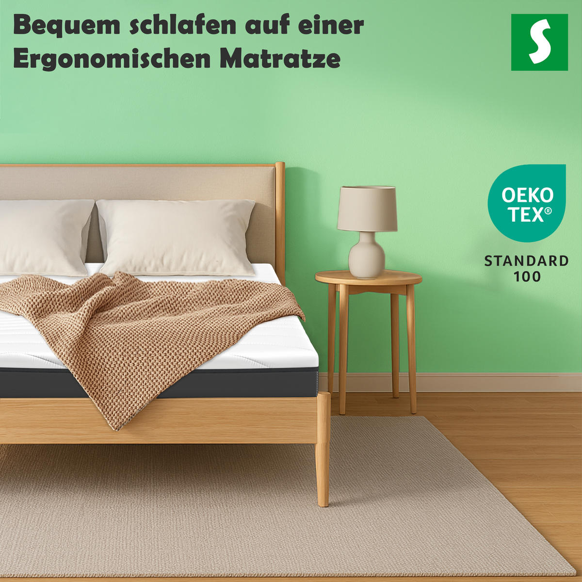KALTSCHAUMMATRATZE – Ergonomischer Liegekomfort 160x200 cm - Weiß, Textil (160/200cm) - Schlaftroll
