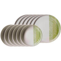 TAFELSERVICE Trio Grün 12er Set - Grün, Keramik (2/2/2cm) - Ritzenhoff Breker