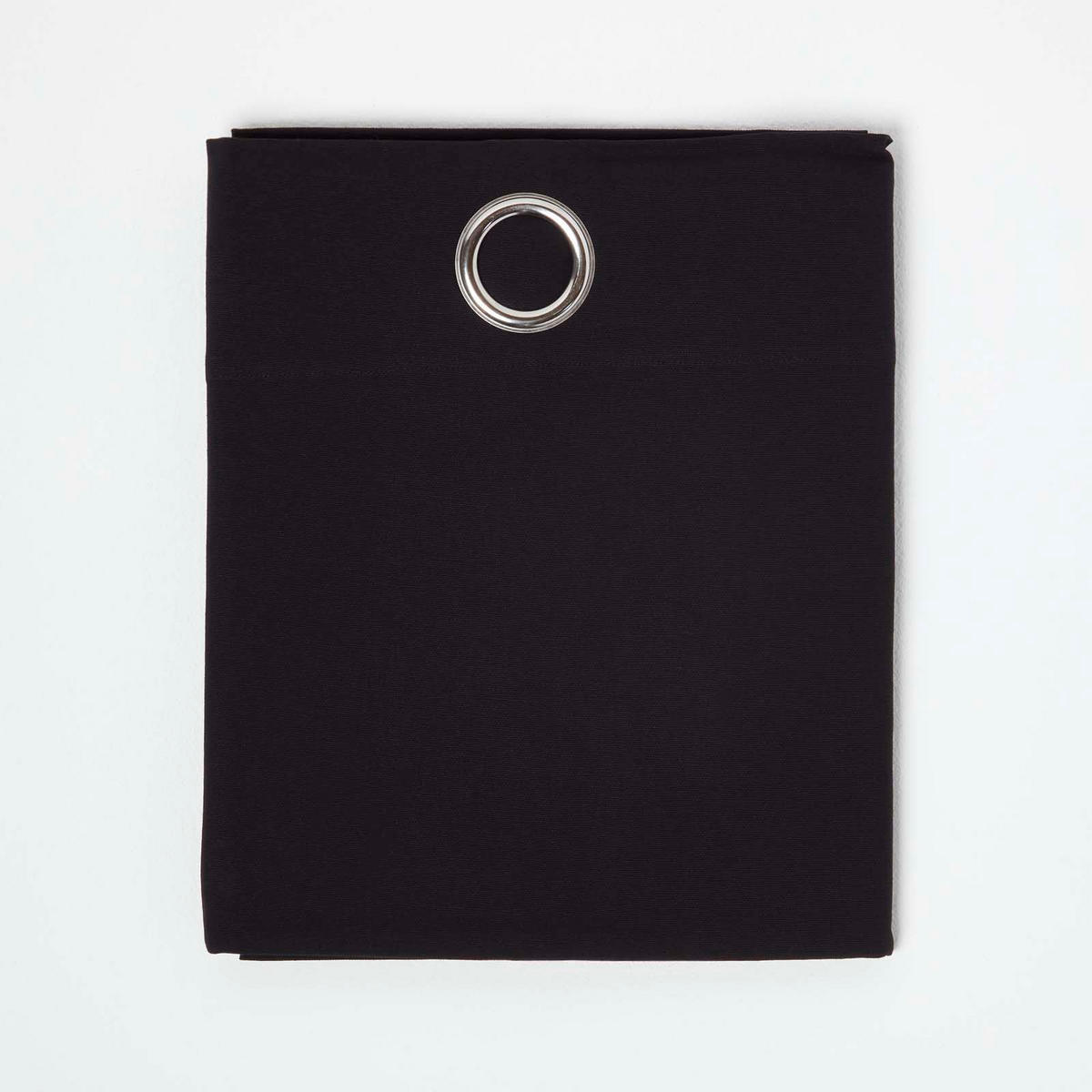 ÖSENVORHANG blickdicht 2er-Set, 137/228 cm - Schwarz, Textil (137/228cm) - Homescapes