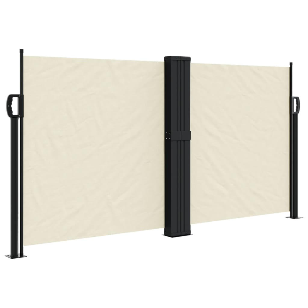SEITENMARKISE Ausziehbar Creme 120x1000 cm - Creme, Metall (1000/120cm) - furnicato