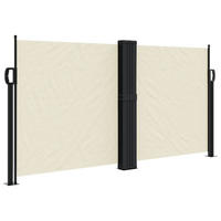 SEITENMARKISE Ausziehbar Creme 120x1000 cm - Creme, Metall (1000/120cm) - furnicato