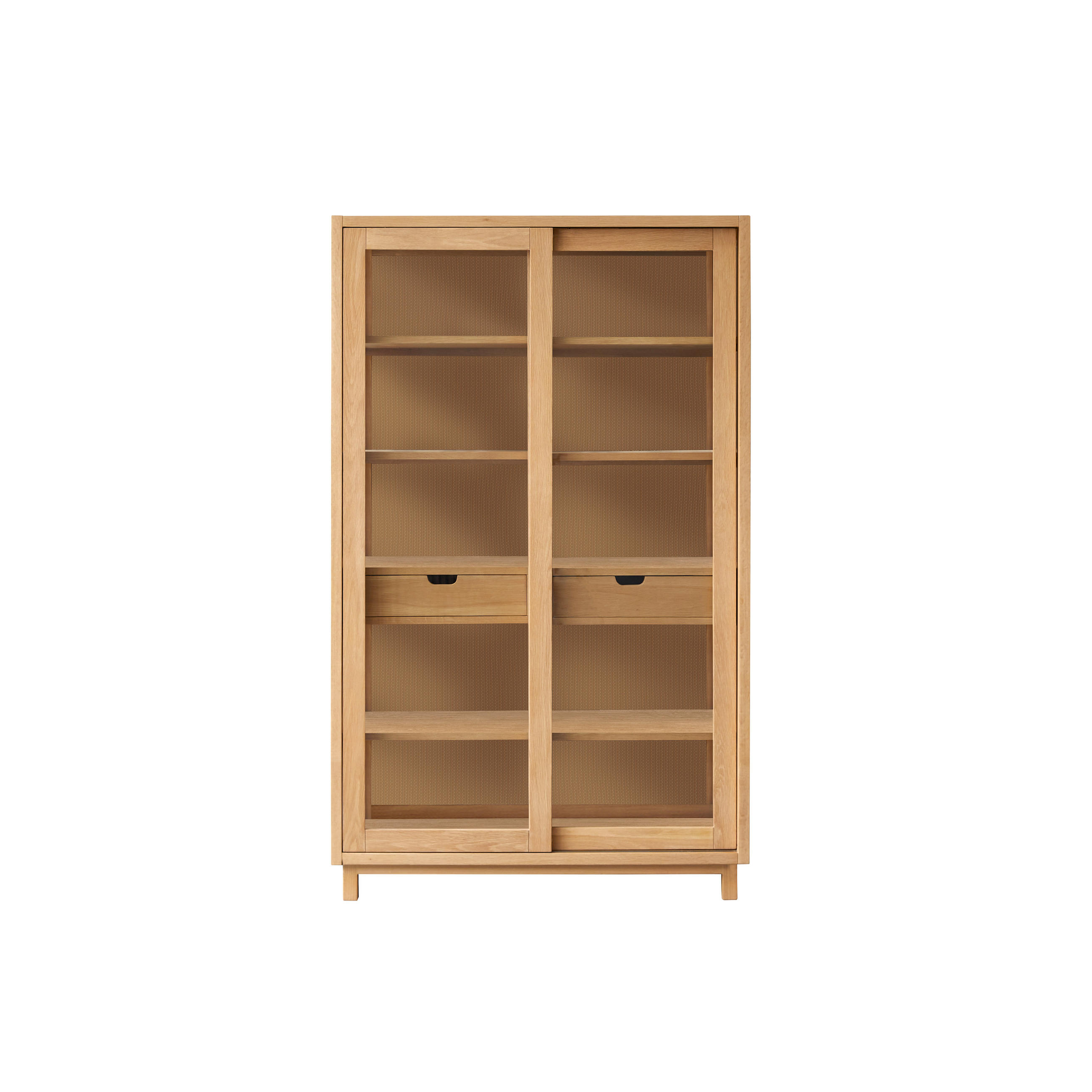 SCHRANK Adel Natur aus Eiche - Naturfarben, Holz (110/180/45cm) - Tikamoon