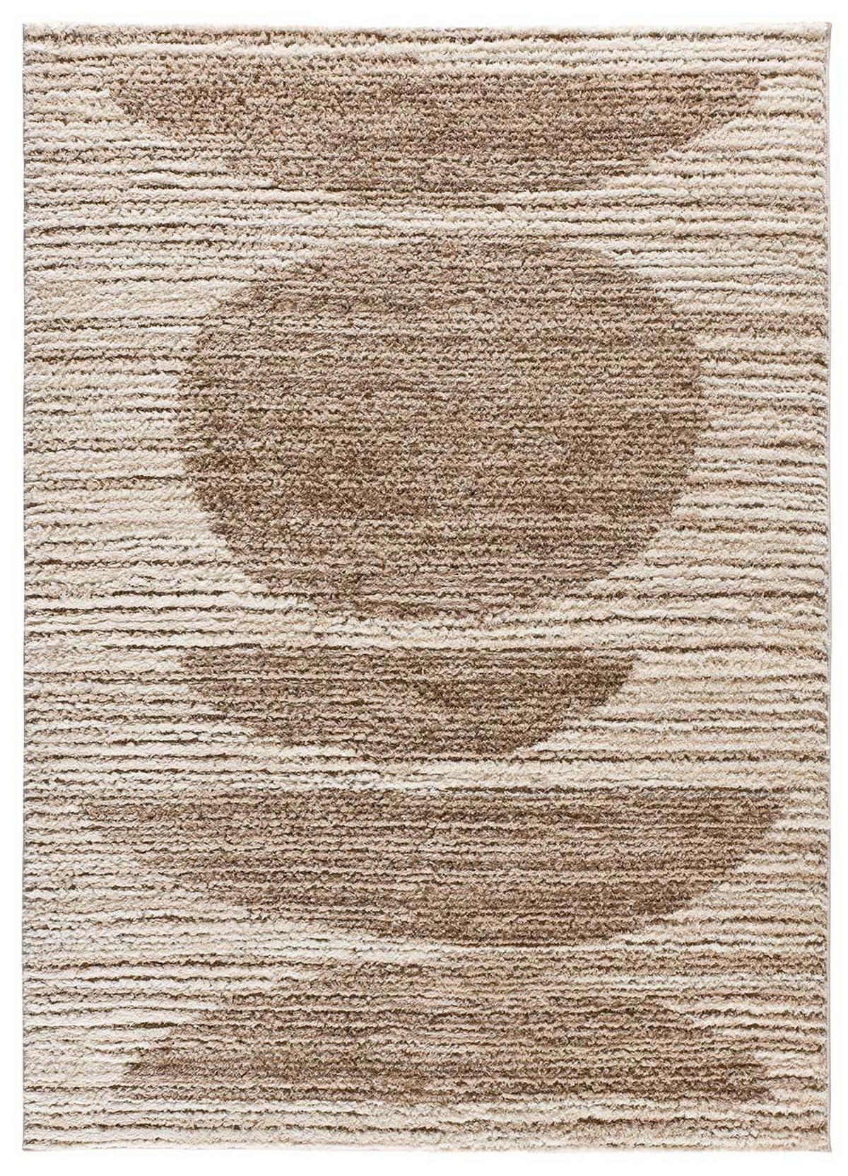HOCHFLORTEPPICH im skandinavischen Stil Beige Lima 140/200 cm - Beige, Naturmaterialien/Textil (140/200cm) - Atticgo