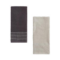 KÜCHENHANDTUCH-SET Desi (2er-Set) - Dunkelgrau, Textil (40/60cm) - home&you