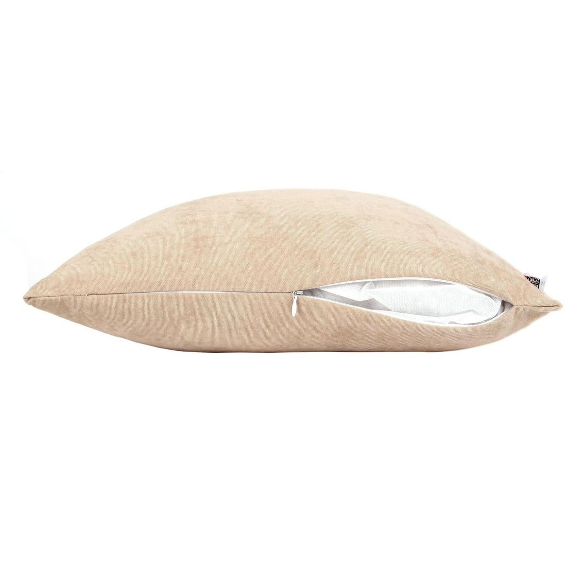 DEKOKISSEN Uni Sand 45x45 cm mit Füllung - Beige, Textil (45/45cm) - Deco-Raum