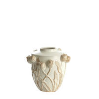VASE Juana Weiß Ø32/32 cm - Weiß, Keramik (32cm) - Light & Living
