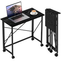 BÜROTISCH Schwarz 1 Stück - Schwarz, Holzwerkstoff (40/80/75cm) - GiPP