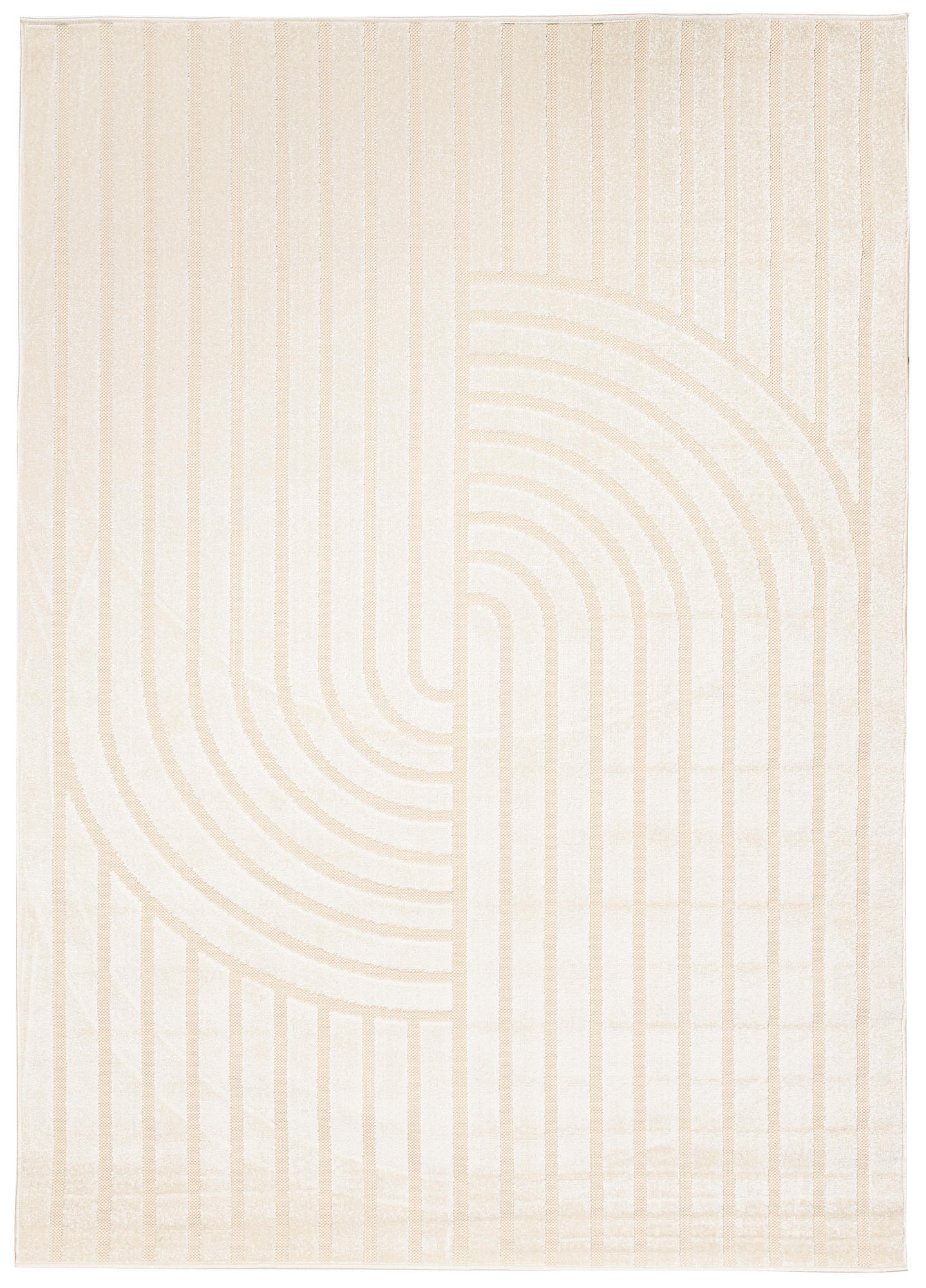 TEPPICH PATIO Creme 140/200 cm - Creme, Kunststoff (140/200cm) - Tapiso