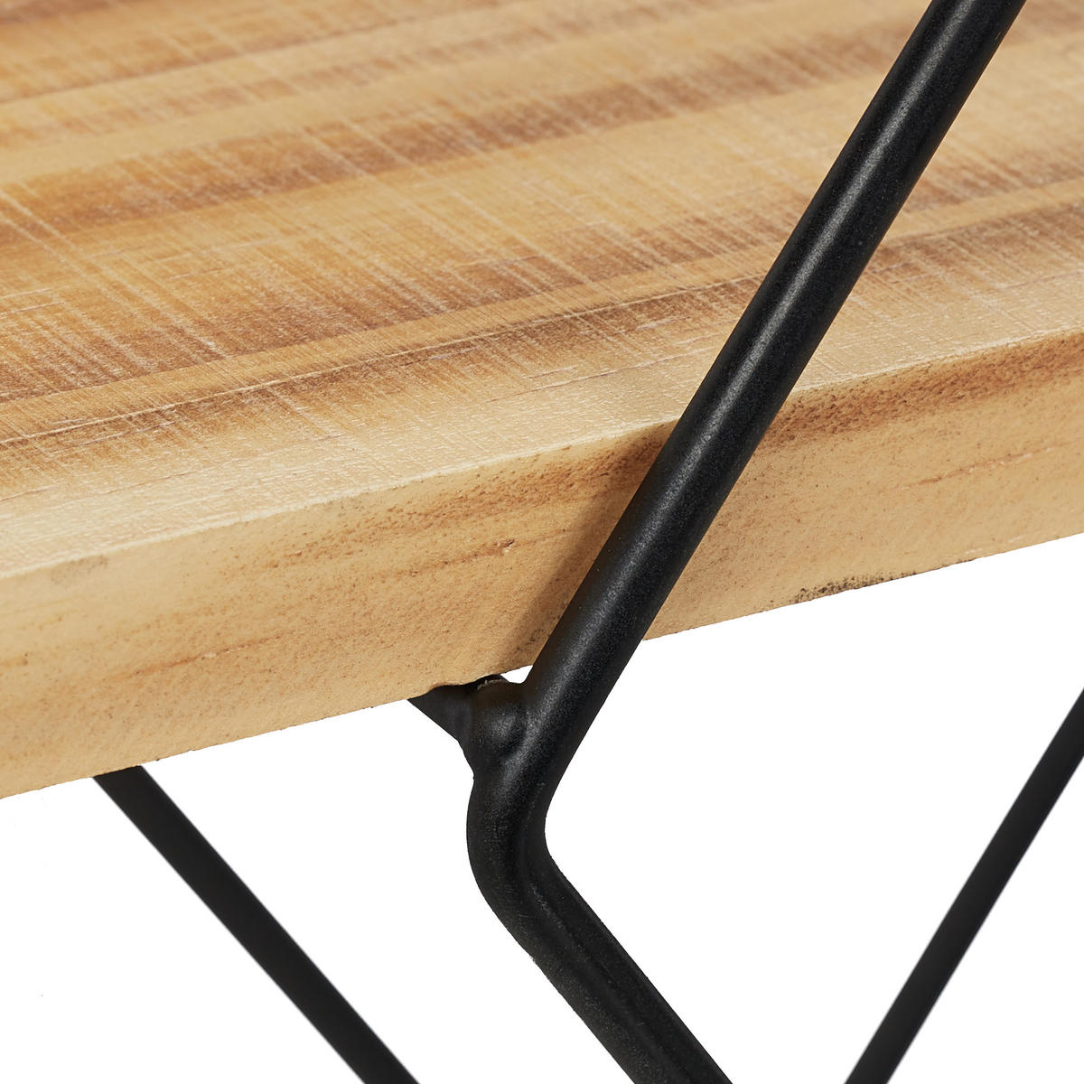 WANDREGAL - Hellbraun, Holzwerkstoff/Metall (30/30/15cm) - Relaxdays