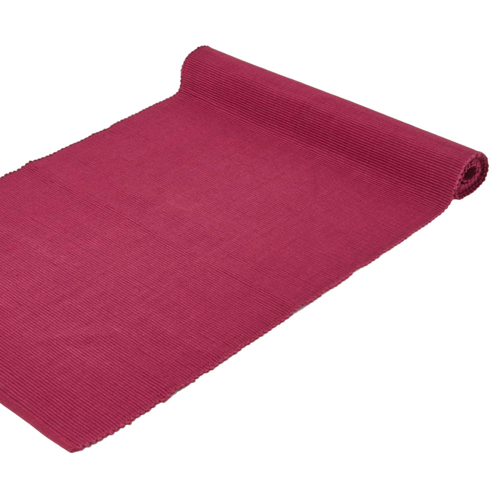 TISCHLÄUFER weinrot 44/178 cm, 100% Baumwolle - Weinrot, Textil (44/178cm) - Homescapes