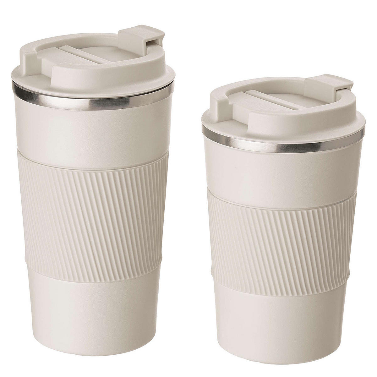 KAFFEEBECHER To Go - Beige, Metall (0.5L) - Butlers