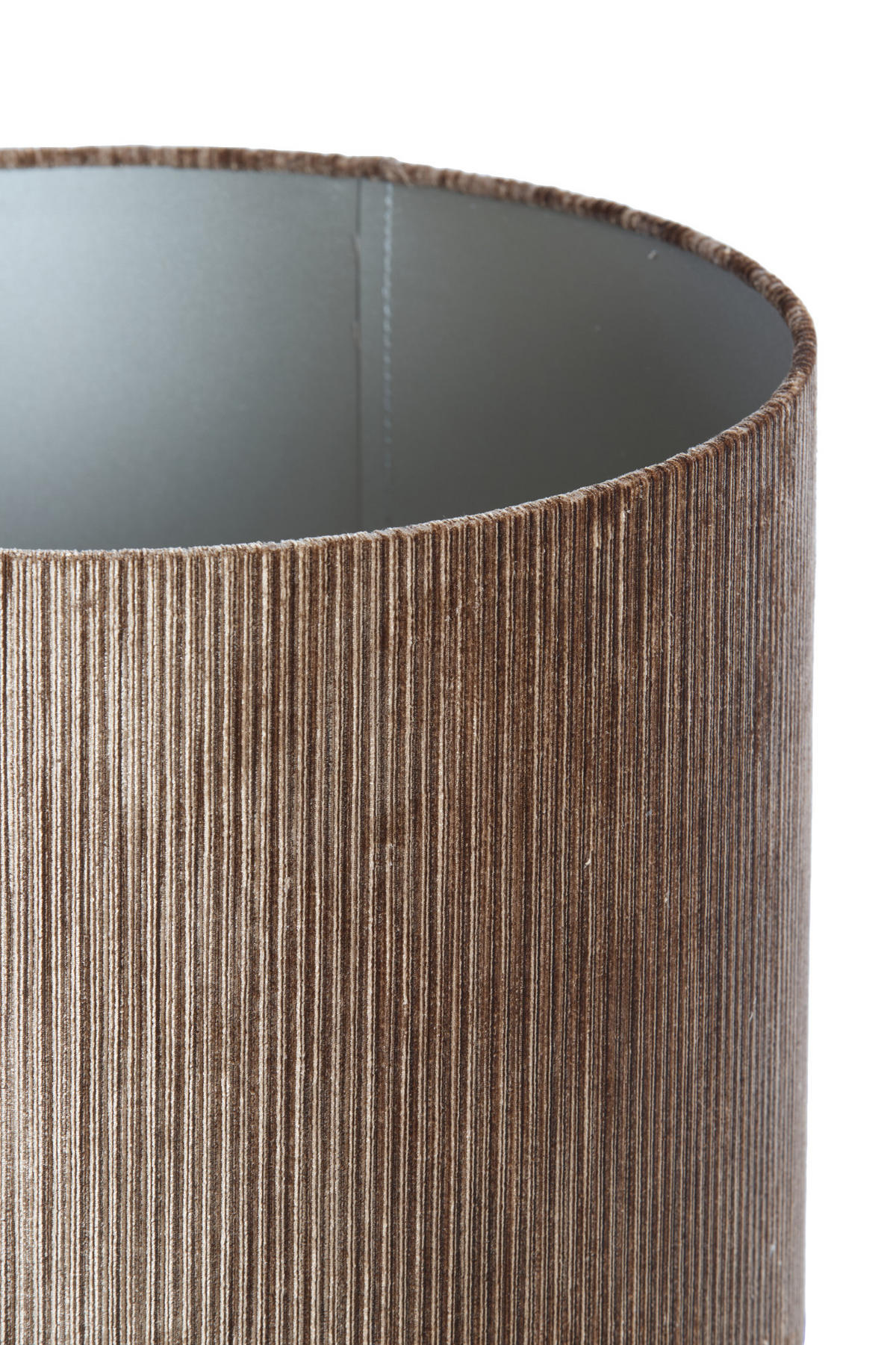 LAMPENSCHIRM Flair Braun Ø25/18 cm - Braun, Textil (25/25/18cm) - Light & Living