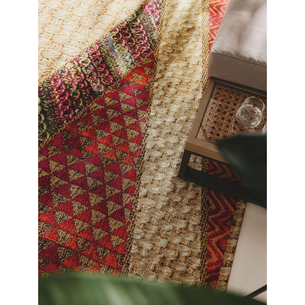 Thumbnail - benuta Nest Outdoorteppich, Beige, Textil, Orientalisch, Rechteckig, 120x180 cm, Oeko-Tex® Standard 100, wasserabweisend...