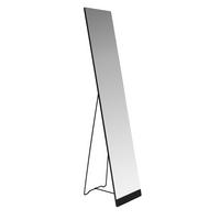 STANDSPIEGEL Stand Spiegel/ Schwarz - Schwarz, Metall (30.5/147.5/36.5cm) - Housecraft Living