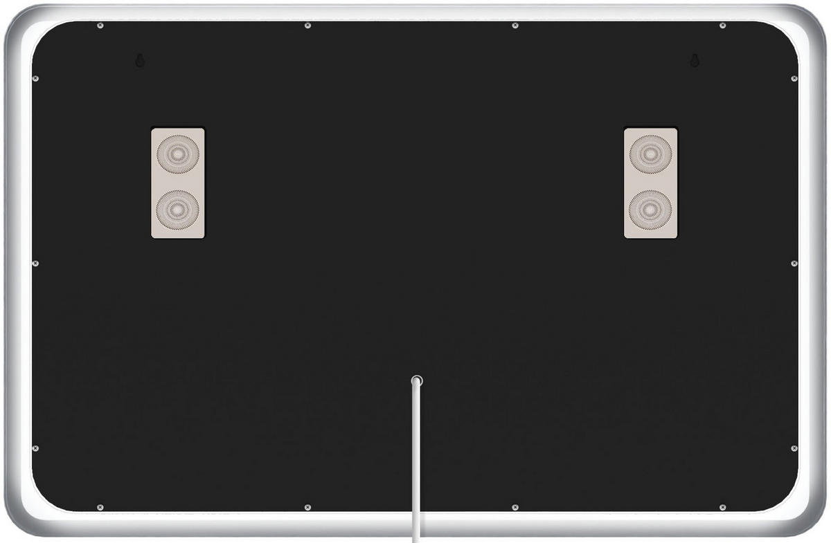 BADSPIEGEL Wien 70x100 Bluetooth 100x3,5x70cm Glas Klarglas Badezimmerspiegel - Klar, Glas (100/70/3.5cm) - DELUKE