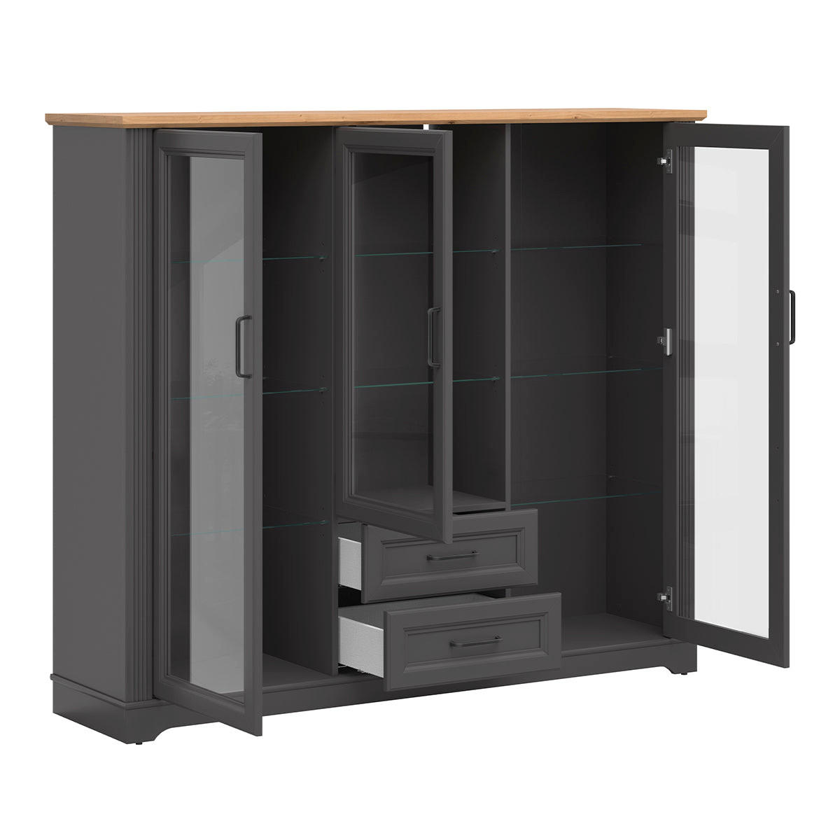 TODO - Grau, Holzwerkstoff (168/146/42cm) - Petits-meubles