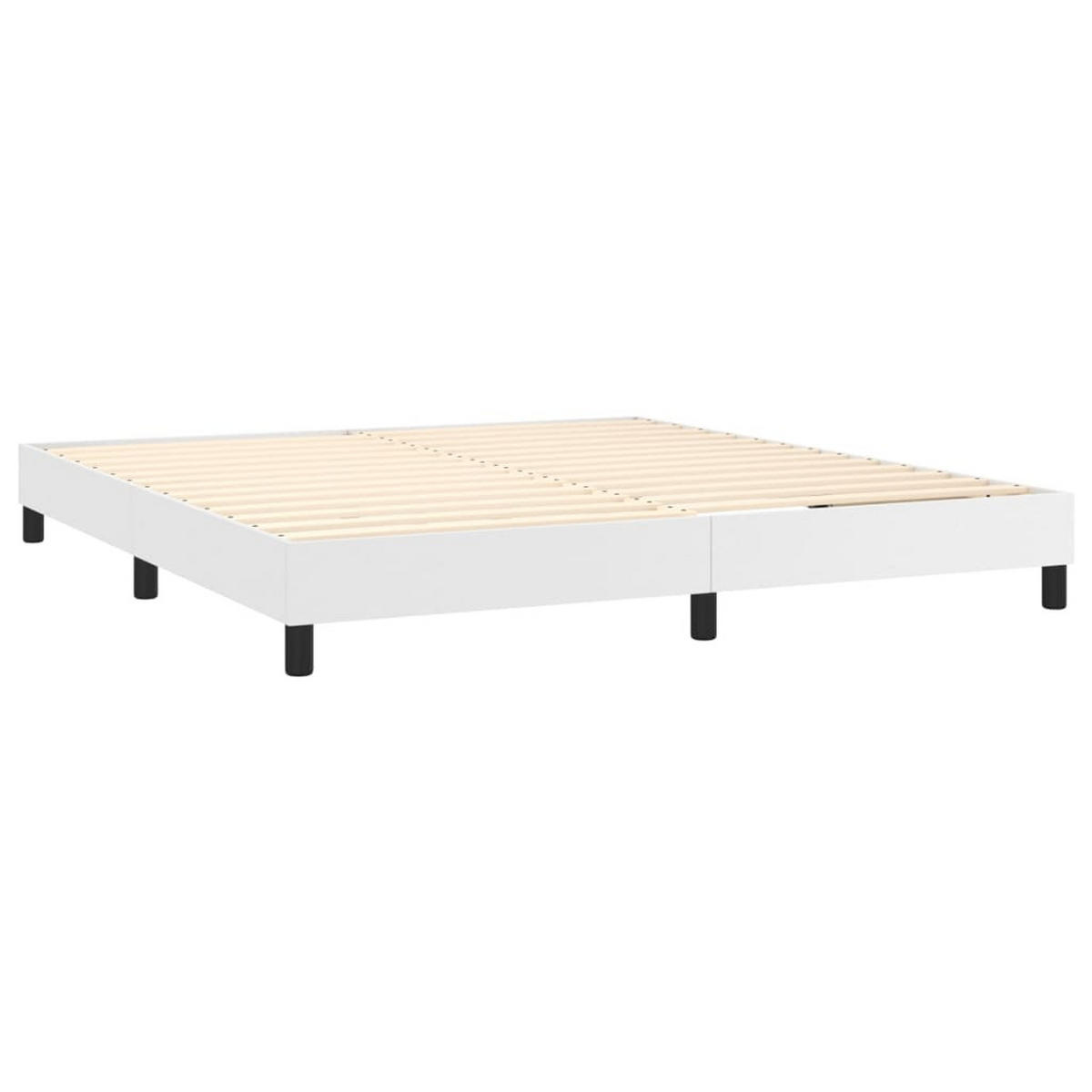 POLSTERBETT Quintero 180/203 cm - Weiß, Holzwerkstoff (180/200cm) - Nettlife