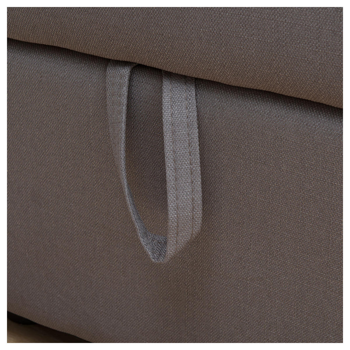 ECKSOFA CLARK Taupefarben 3 Plätze - Braun, Textil (225/146cm) - Happy Garden